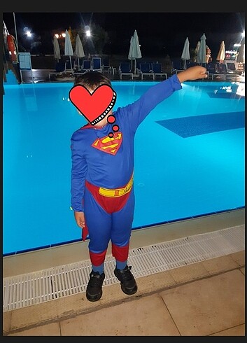 8 Yaş Beden Superman