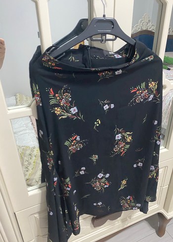 Bohem Tarz Siyah Desenli Kadın Şal - Görsel 2