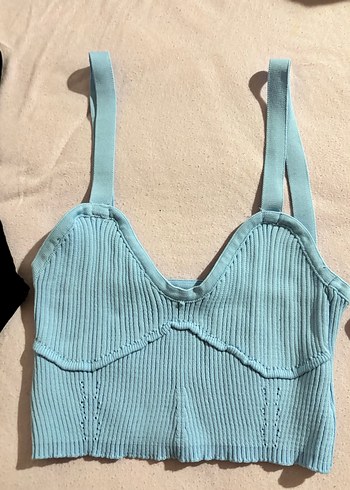 diğer Beden 3lü askılı crop