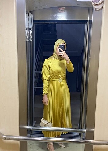 Tesettür abiye elbise - Görsel 3