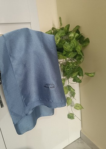 Mavi Dökümlü Kadın janjan Şal - Görsel 5
