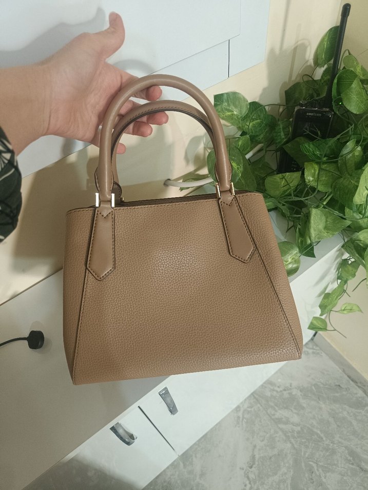 Bej Deri Michael Kors Kadın Çanta - Görsel 4