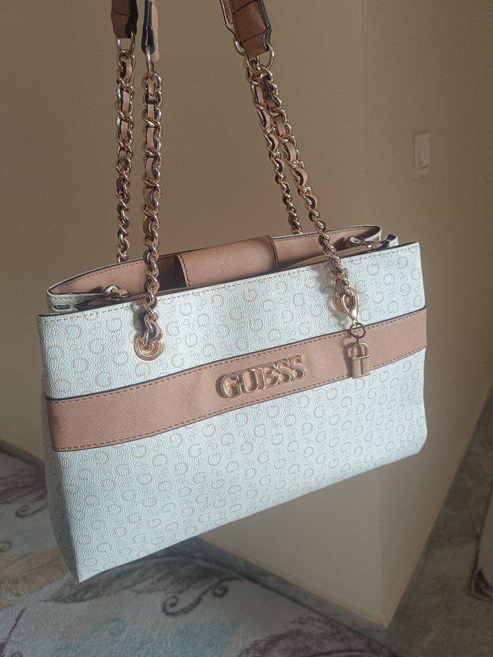 Zincir Detaylı Pastel Renkli Kadın Çanta - Görsel 2