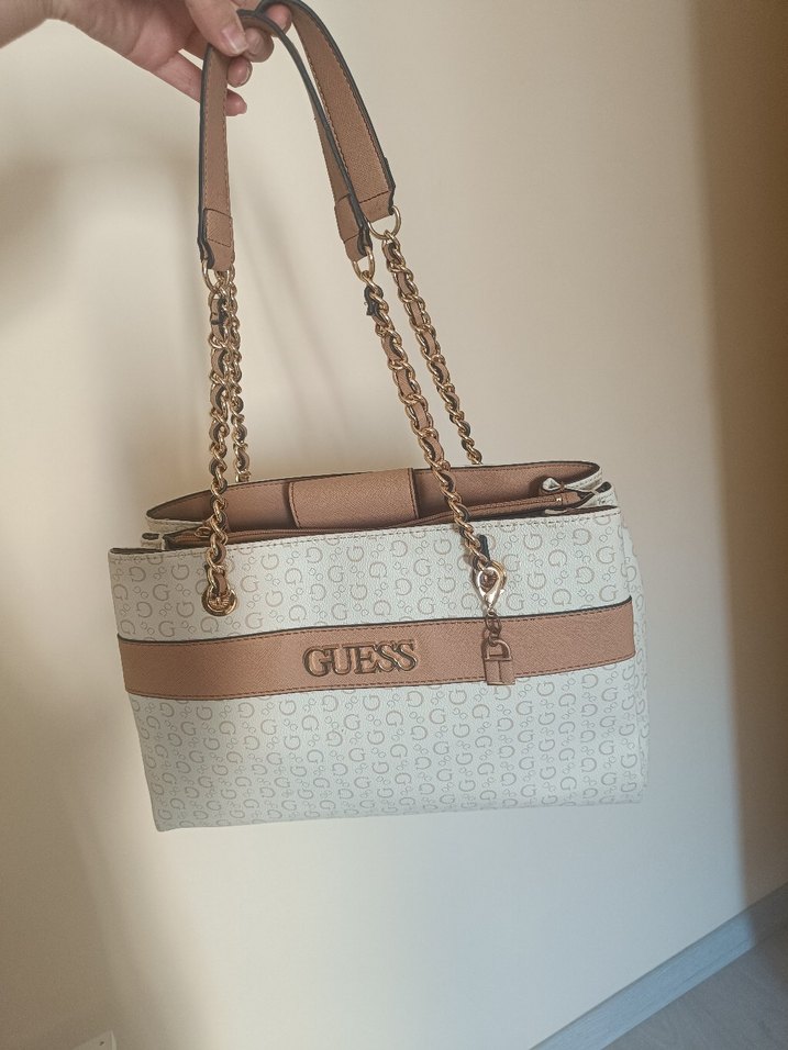 Zincir Detaylı Pastel Renkli Kadın Çanta - Görsel 4