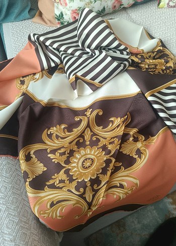 Bohem Çok Renkli Kadın eşarp - Görsel 4