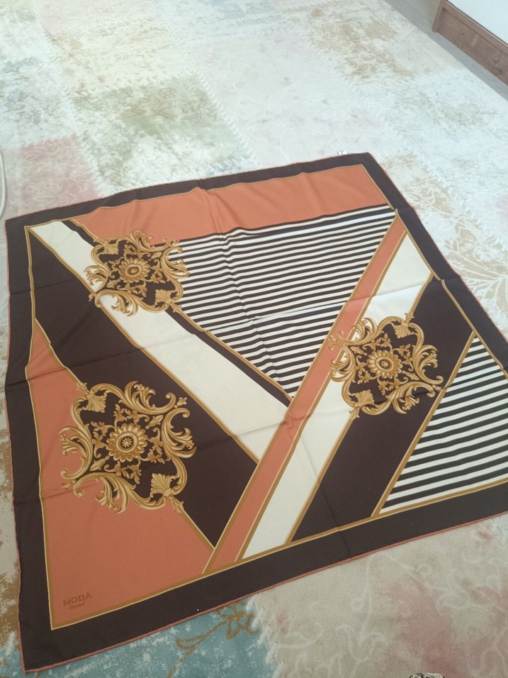 Bohem Çok Renkli Kadın eşarp - Görsel 5