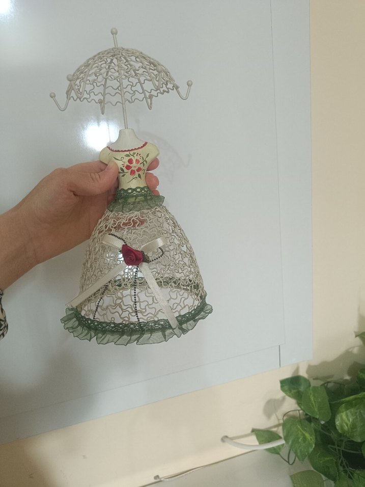 ferforje vintage Dekoratif takı organizeri askısı - Görsel 4