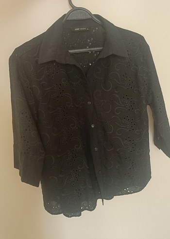 fisto desenli siyah gomlek - Görsel 5