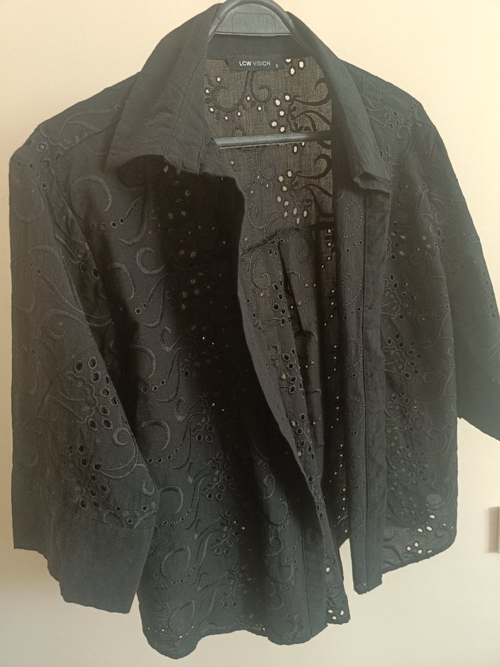 fisto desenli siyah gomlek - Görsel 4