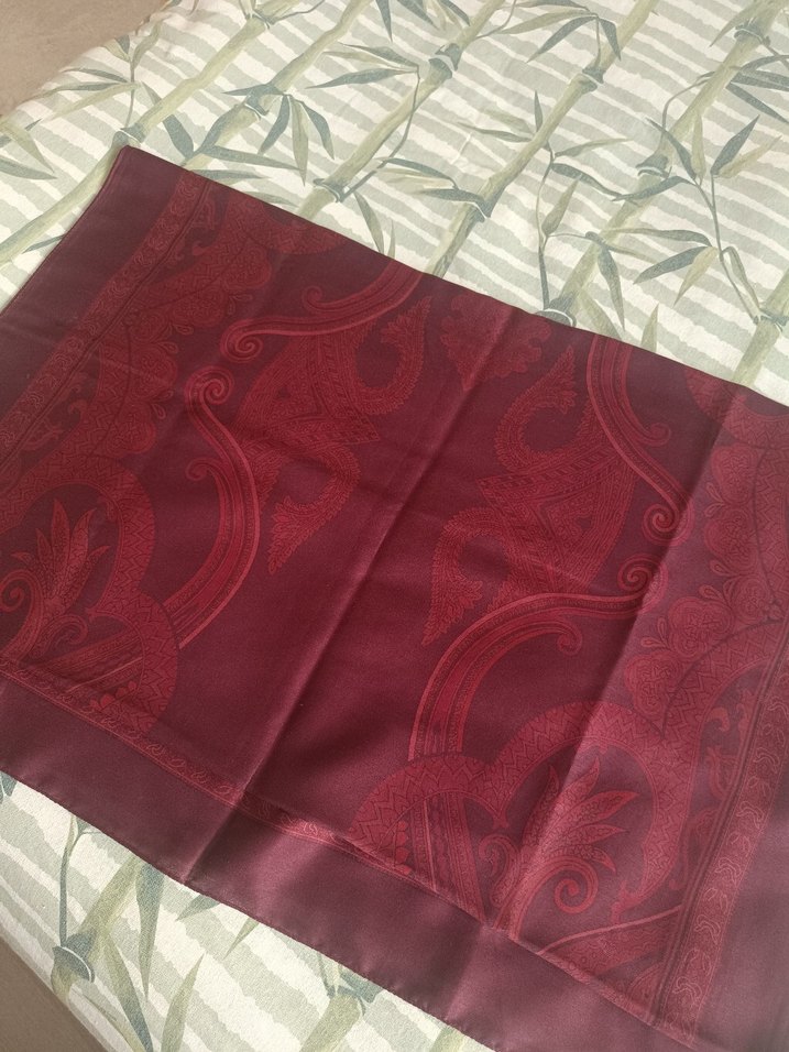 moreno etro desenli bordo şal - Görsel 3