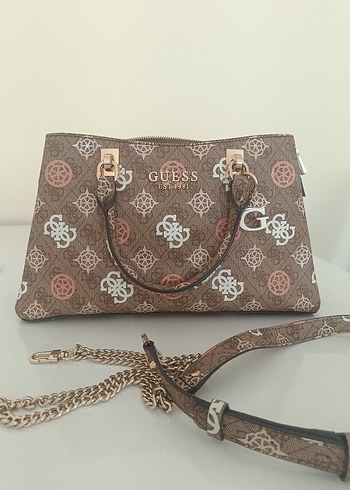 guess orjinal Yeni sezon logolu desen çanta