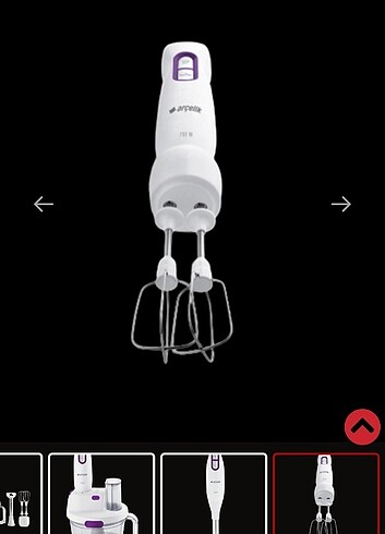 Beden Arçelik rendeli el blender seti