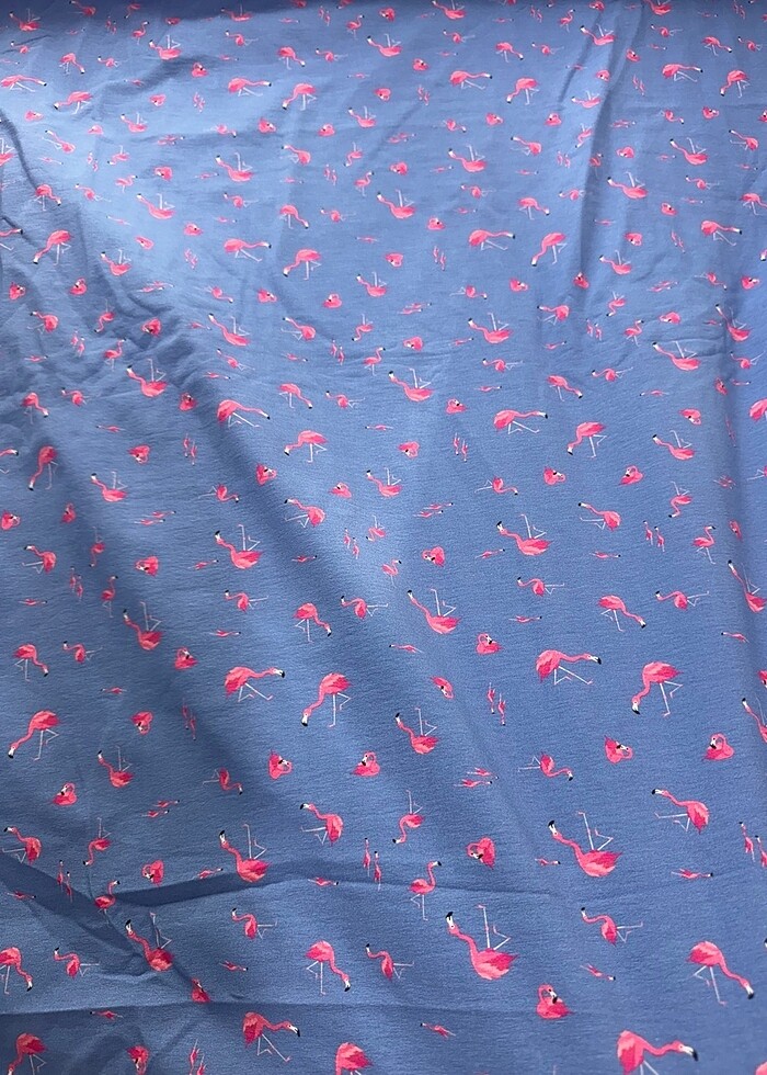 Flamingo desenli süprem penye - Görsel 3