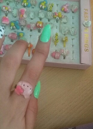 Hello kitty yüzük