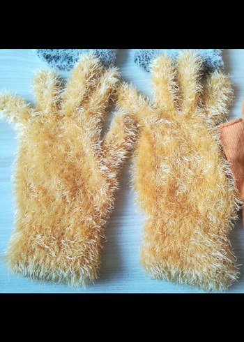 Renkli Örgü eldivenler adet fiyatıdır - Görsel 3