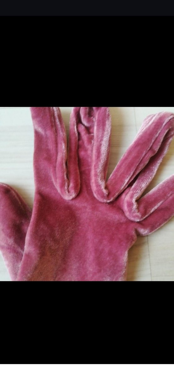 Kürklü Pembe Kadın Eldiven - Görsel 3