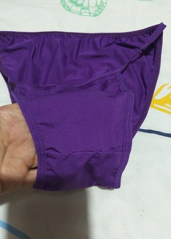 Kırmızı Dantelli İnce Askılı Bikini Altı - Görsel 5