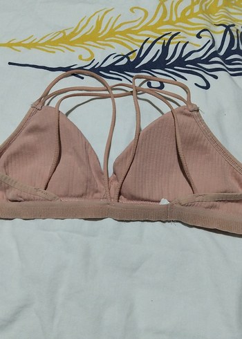 Bej Spor Sütyeni İnce Askılı 80 beden - Görsel 3