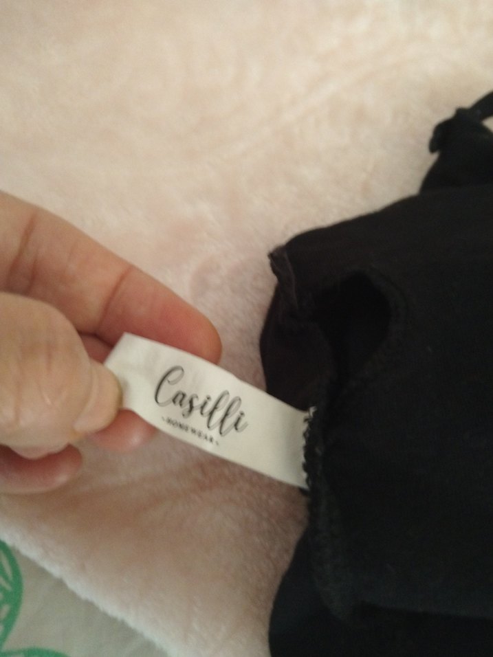 Siyah Spor Büstiyer casilli marka - Görsel 5