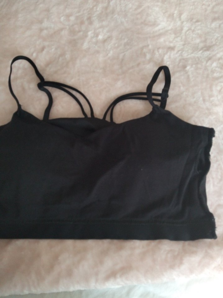 Siyah Spor Büstiyer casilli marka - Görsel 3