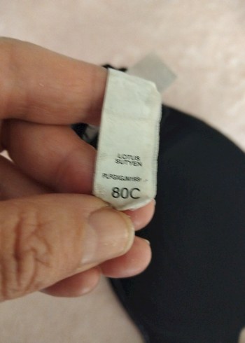 penti Siyah Minimalist Goth Sütyen - Görsel 5