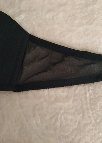 penti Siyah Minimalist Goth Sütyen - Görsel 2