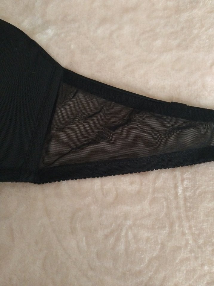 penti Siyah Minimalist Goth Sütyen - Görsel 2