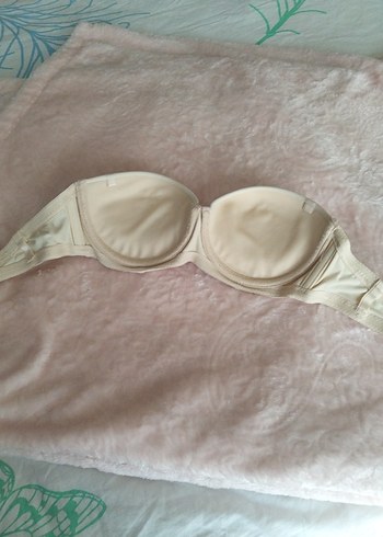 Beyaz Minimalist Destekli Sütyen - Görsel 2