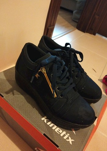 lacivert Sokak Stili Günlük Ayakkabı - Görsel 2