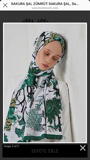 Freshscarfs sakura serisi şal
