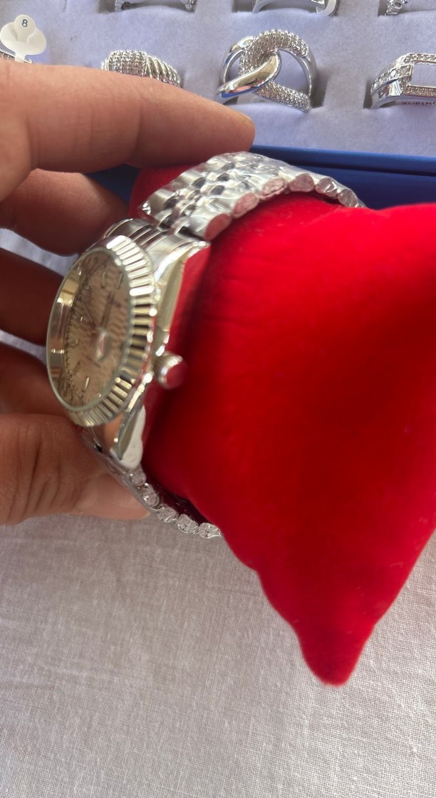 Klasik Erkek Kol Saati Beyaz Kadranlı - Görsel 2