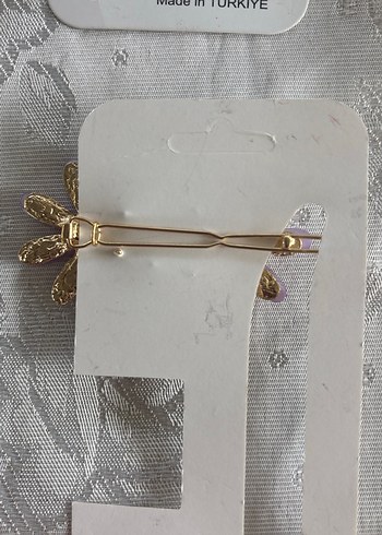 Mor Payetli Çiçek Saç Tokası Seti - Görsel 3