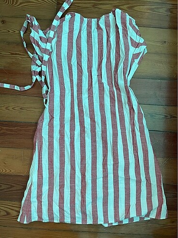 Mavi Pamuklu Elbise - Görsel 2