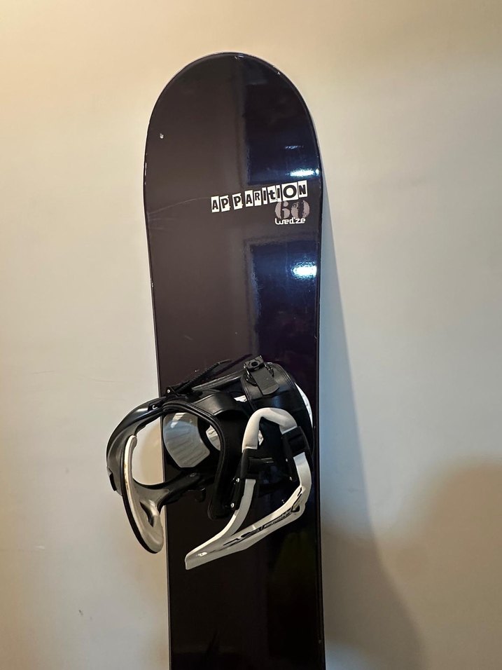 Siyah Snowboard Bağlamalı Kaykay - Görsel 5
