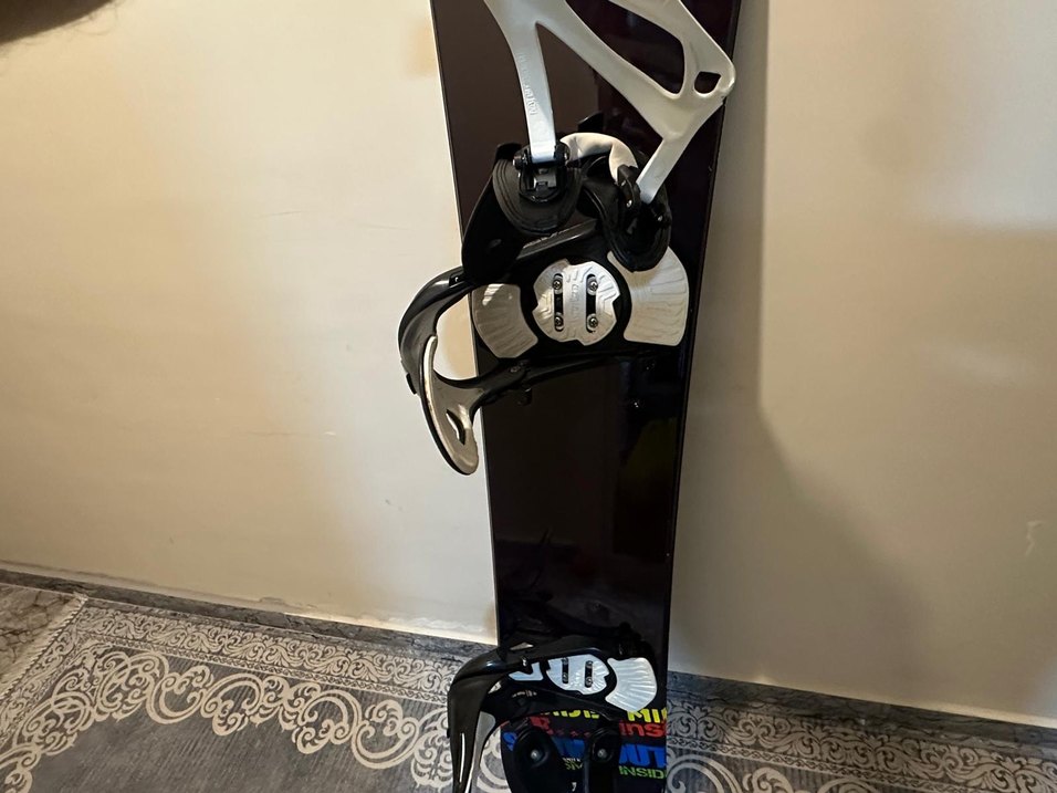 Siyah Snowboard Bağlamalı Kaykay - Görsel 4