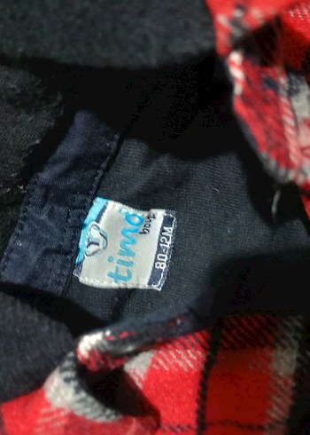 Düğmeli Kırmızı Ekose Erkek Gömlek - Görsel 5