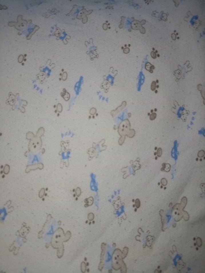 Mavi Nakışlı Bebek Battaniyesi - Görsel 4