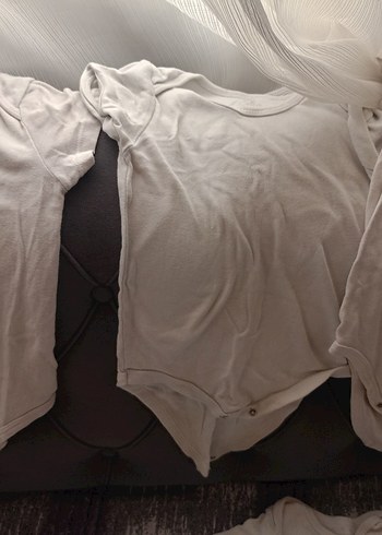 Bebek Erkek Keten Kısa Kollu Body - Görsel 2