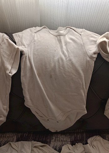 Bebek Erkek Keten Kısa Kollu Body - Görsel 3