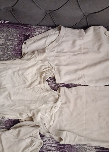 Bebek Erkek Keten Kısa Kollu Body - Görsel 4