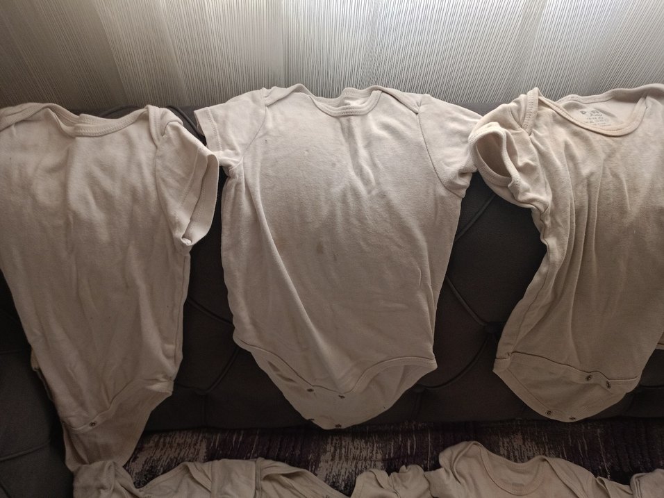 Bebek Erkek Keten Kısa Kollu Body - Görsel 3