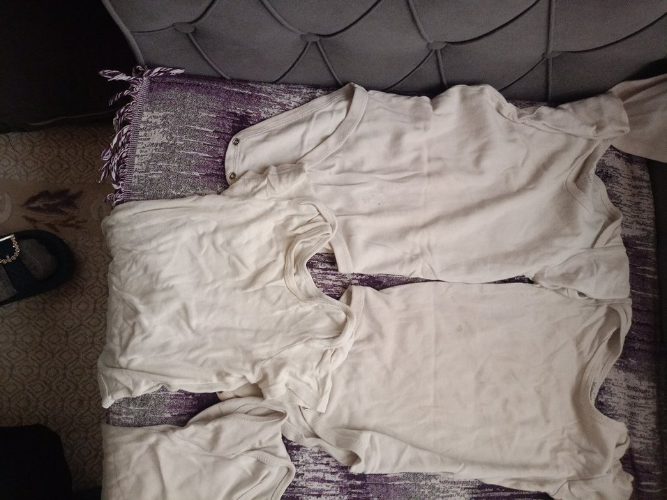 Bebek Erkek Keten Kısa Kollu Body - Görsel 4