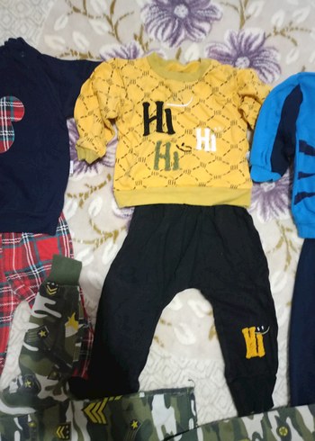 Erkek Çocuk Kamuflaj Desenli Uzun Kollu Pijama - Görsel 3