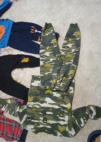 Erkek Çocuk Kamuflaj Desenli Uzun Kollu Pijama - Görsel 5