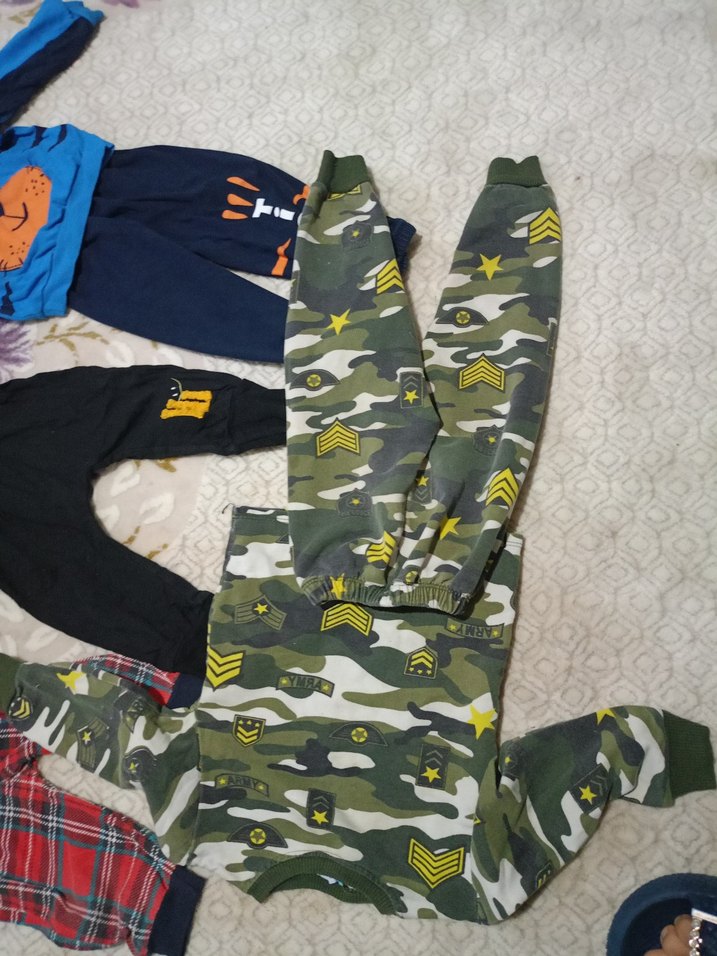 Erkek Çocuk Kamuflaj Desenli Uzun Kollu Pijama - Görsel 5