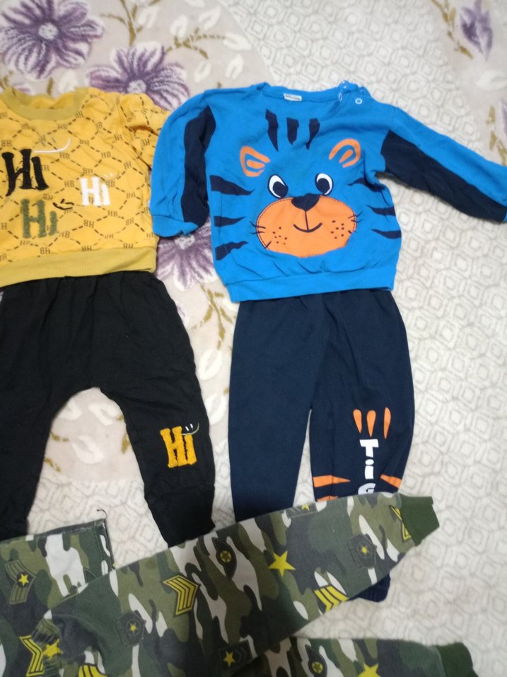 Erkek Çocuk Kamuflaj Desenli Uzun Kollu Pijama - Görsel 4