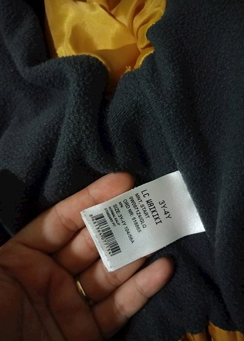 Sarı Fermuarlı Erkek Çocuk Mont - Görsel 3