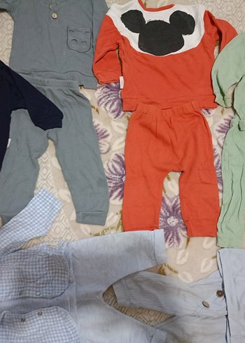 Kırmızı Baskılı Bebek Takımı - Görsel 7