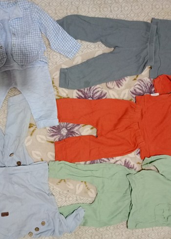 Kırmızı Baskılı Bebek Takımı - Görsel 3