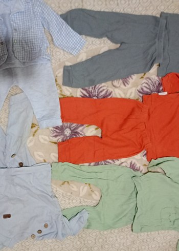 Kırmızı Baskılı Bebek Takımı - Görsel 2